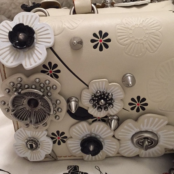 Coach Double Dinky Limited Ed Runway Bag Tea Rose - Picture 3 of 8